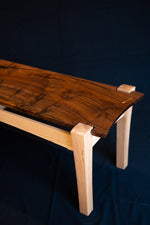 Floating Bench | Bubinga Bow Ties